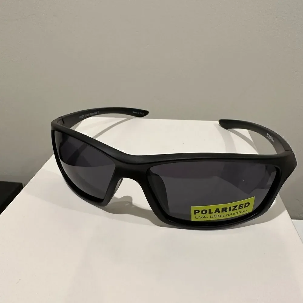 Razor Style Sporty Sunglasses, Plastic Frames, Polarized Lenses, UVA-UVB Protect